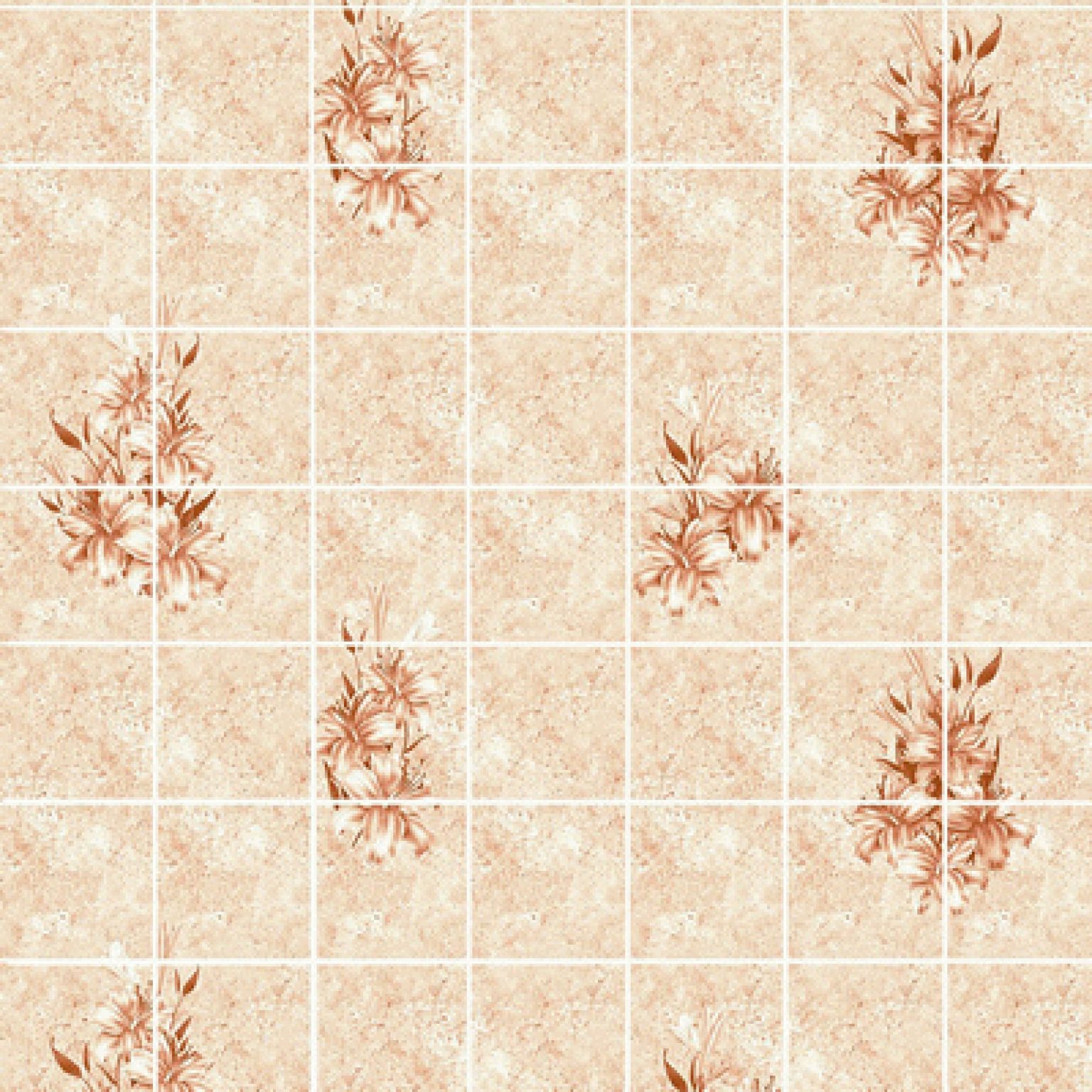 Панель МДФ Акватон Лилия Терракота 20х20 под кафель