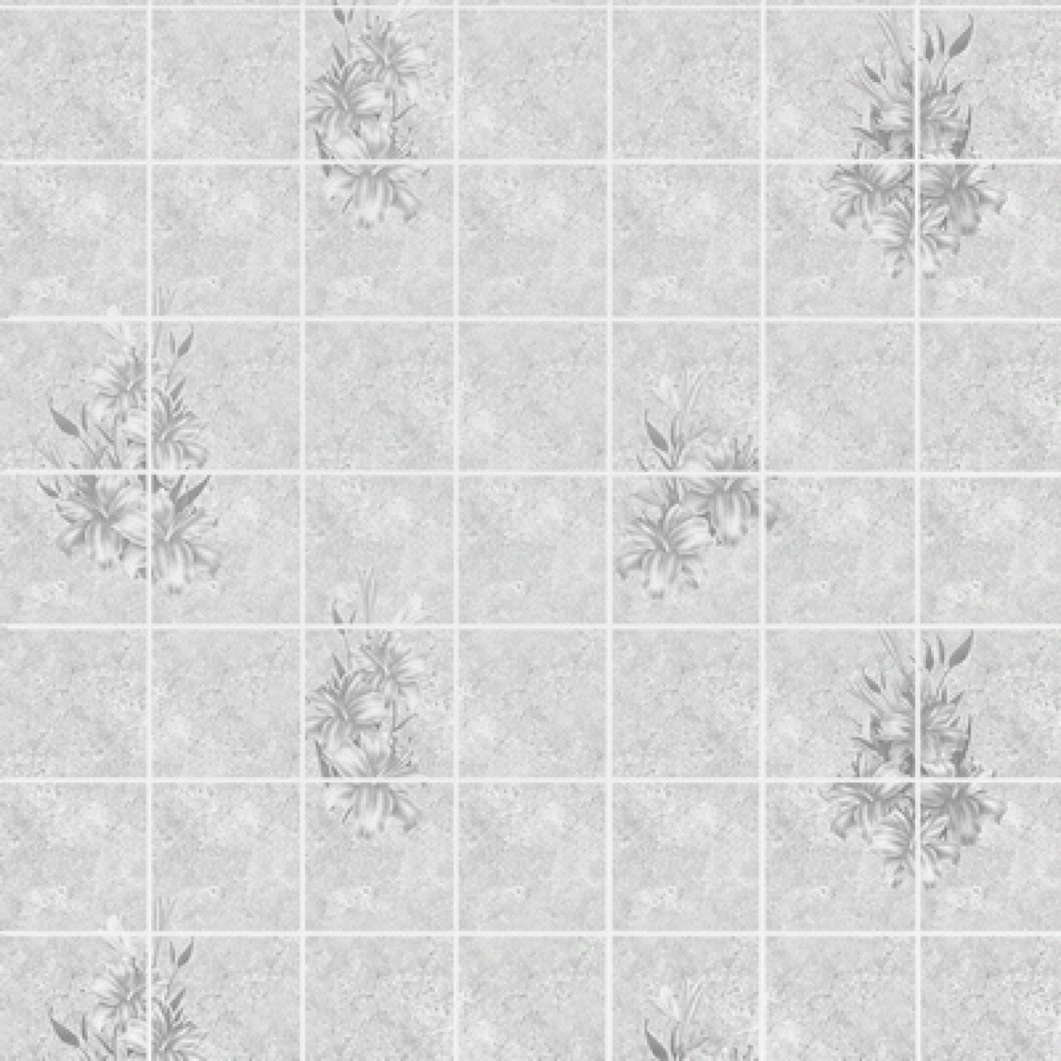 Панель МДФ Акватон Лилия Серая 20х20 под кафель