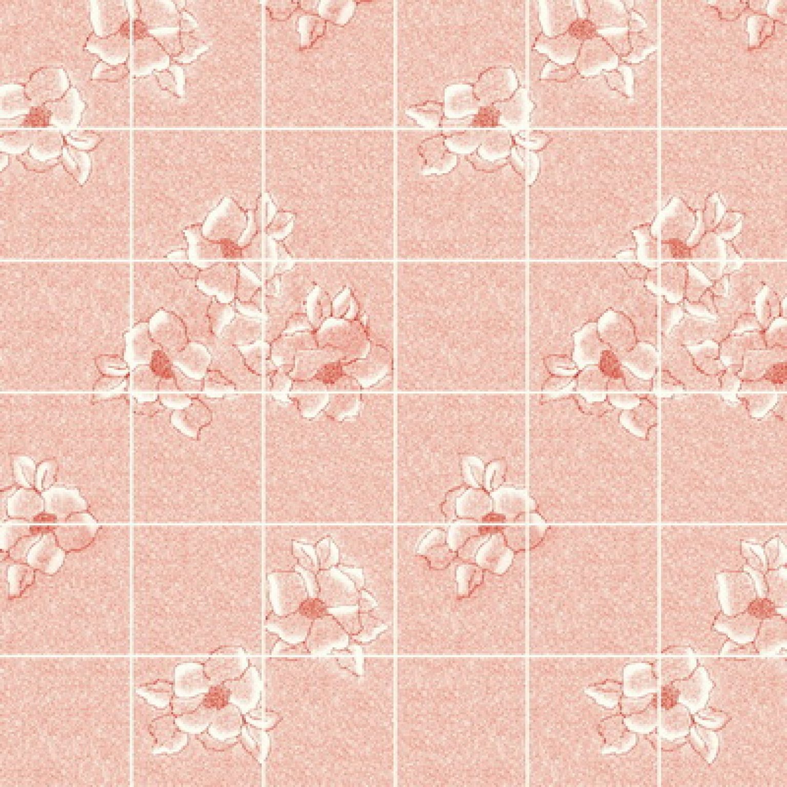 Панель МДФ Акватон Магнолия Розовый 20х20 под кафель