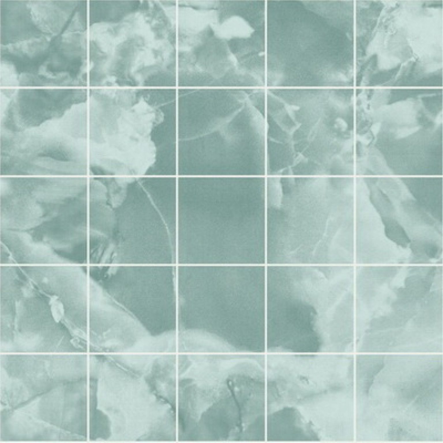 Панель МДФ Акватон Малахит Морская волна 20х20 под кафель