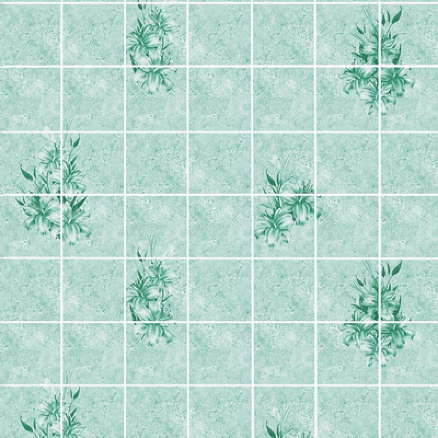 Панель МДФ Акватон Лилия Изумруд 20х20 под кафель